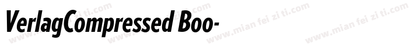 VerlagCompressed Boo字体转换